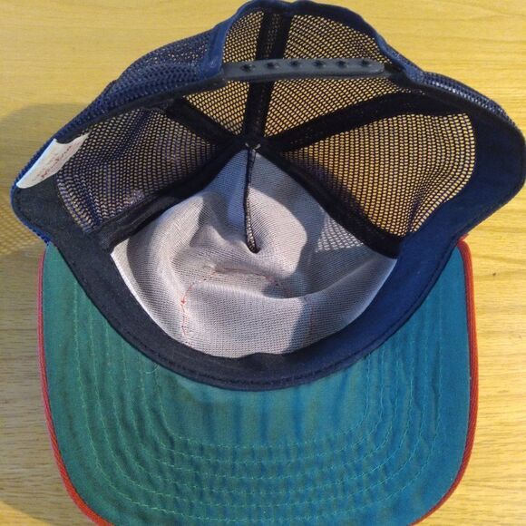 Vintage New Era Nordic Skiers Live Longer Patch Snap Back Trucker Hat - Picture 7 of 9